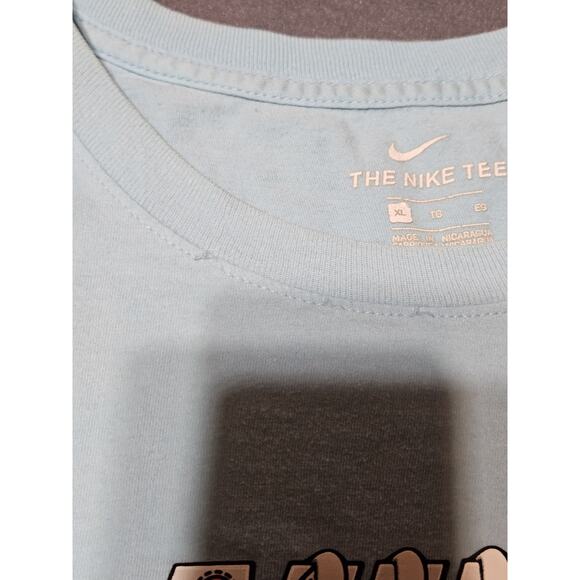 Nike Shirt Mens Extra Large Blue Sportswear Short Sleeve Nike Runing Shoe Logo - Picture 5 of 12